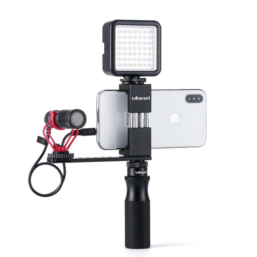 Ulanzi U-40 Camera Grip - 1/4" Screw Mount - Cold Shoe Adapter - for Microphone, LED Light, Vlogging Kits