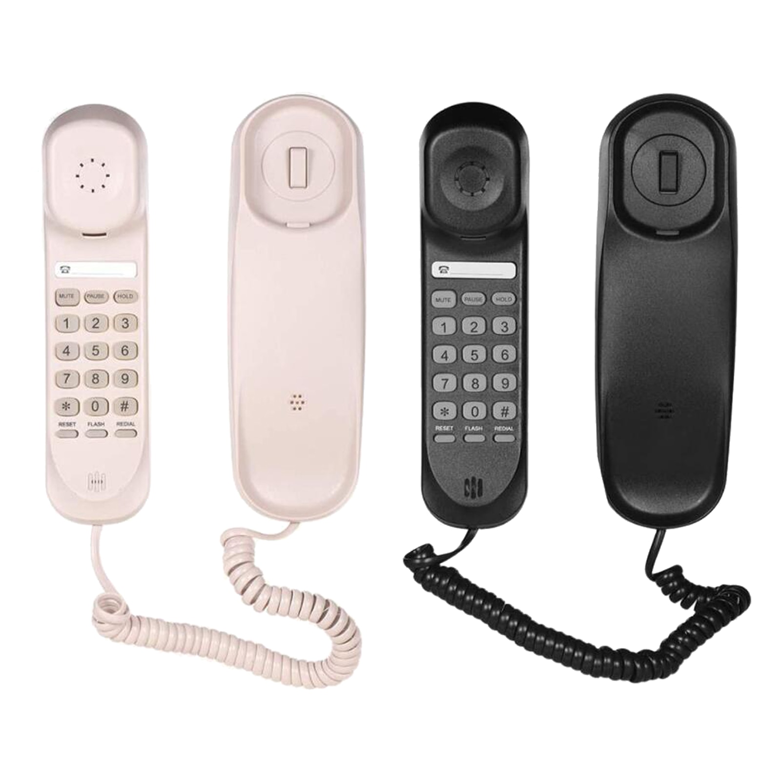 Ensemble de téléphone mural rétro à l'ancienne, contrôle du Volume, téléphone fixe pour maison, hôtel, salon, école et bureau