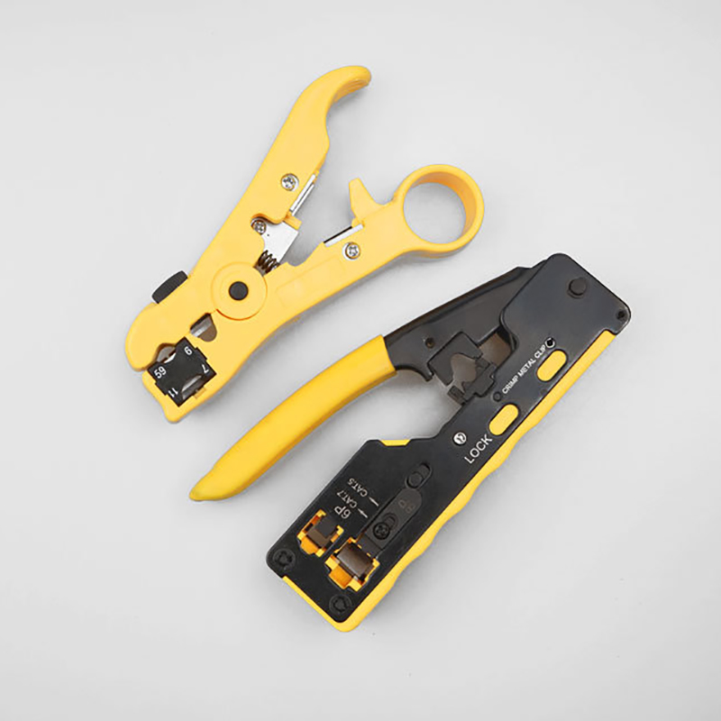 EZ Rj45 Pliers Crimper Cat5 Cat6 Cat7 Network Tool Rg Rj 45 Ethernet Cable Stripper Pressing Clamp Tongs Clip Rg45 Lan