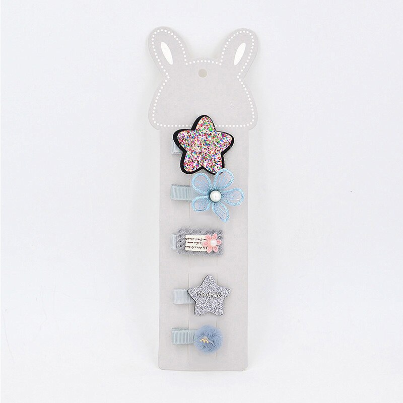 5 teile/satz Kinder Baby Haar Clips Kinder Mädchen Bögen Crown Haarnadel Haarbandjes Baby Clips Haar Zubehör Barettes Fille Enfant: Style 11
