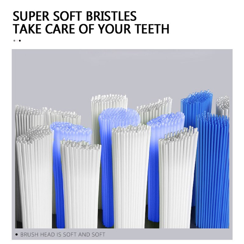 Rechargeable Electric Toothbrush Buy 1 Get 2 Toothbrush Head 5 Modes Waterproof Travel Toothbrush Automatic Smart Toothbrush