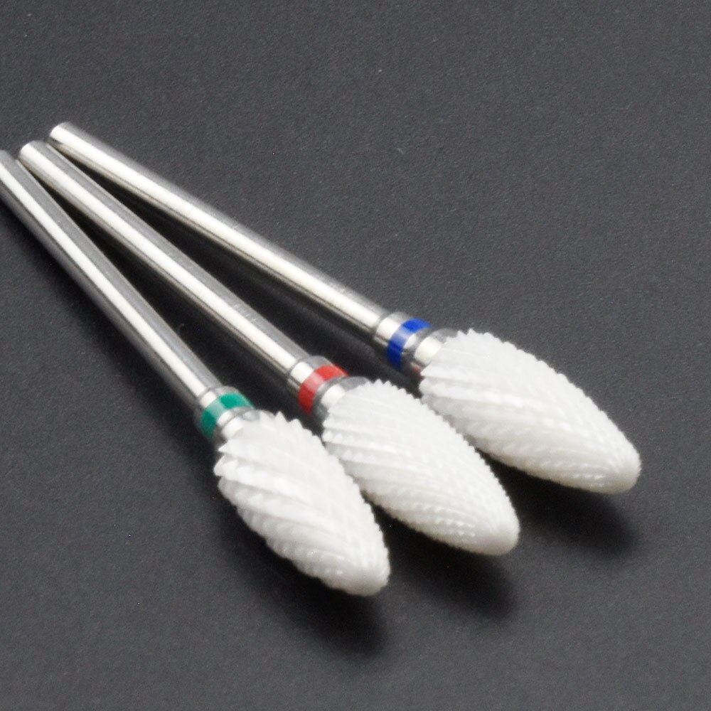 Fraise à ongles pour manucure, mèches en céramique, accessoires pour Machine de manucure, lime rotative électrique, pour Nail-Art