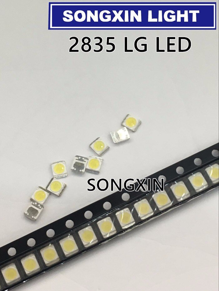 Retroiluminación LED LG Innotek, 110 Uds., 1210 3528 2835 1W 100LM, iluminación LCD trasera para TV, aplicación de televisión