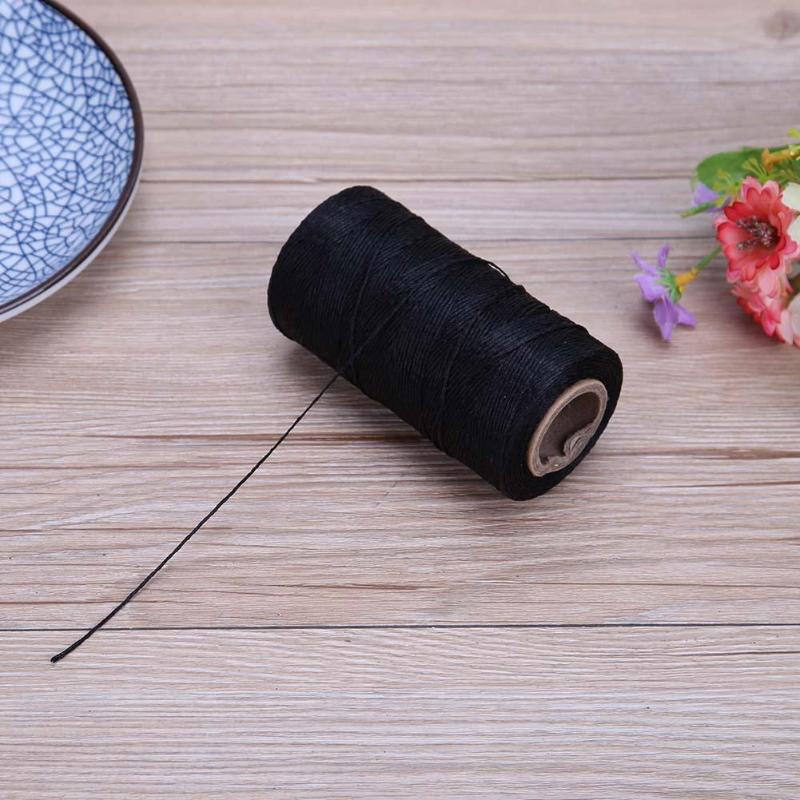 Hilos de coser encerados 150D/16, herramientas de costura para zapatos de reparación artesanal, hilo para coser cuero de nailon resistente y duradero plano