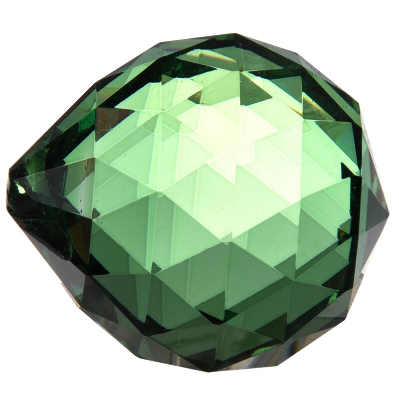 40mm feng shui kristallen bol - groen