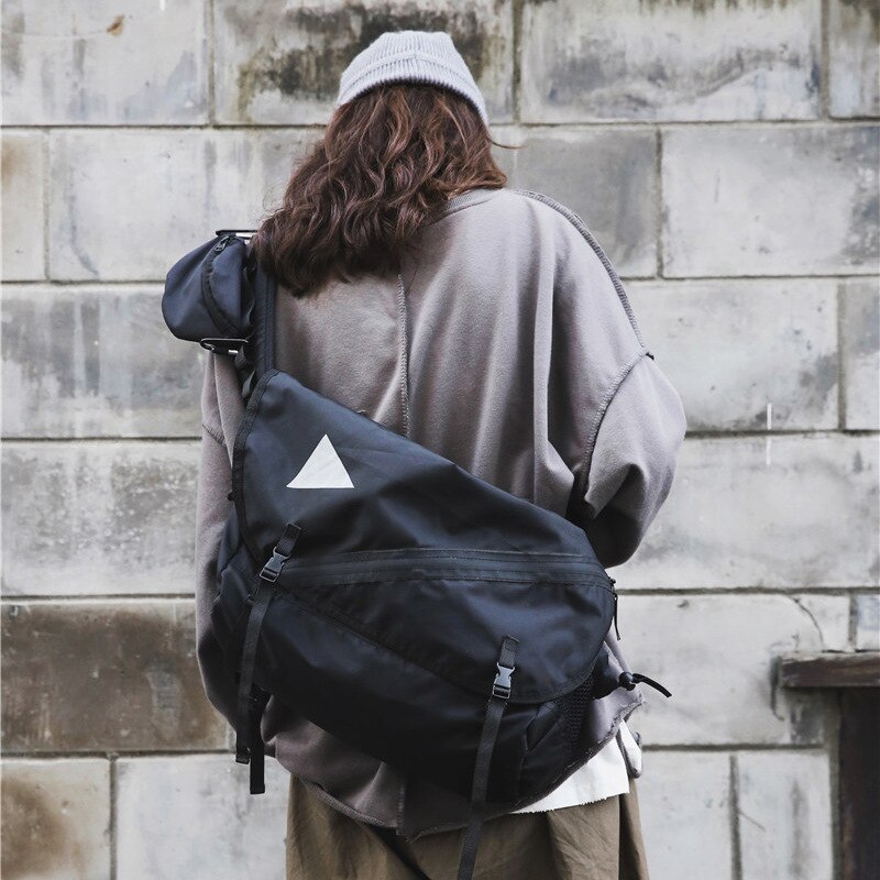 Multifunktionsväskor för män axelväska vattentät anti-stöld bröstpaket kort resa budbärare crossbody-väska