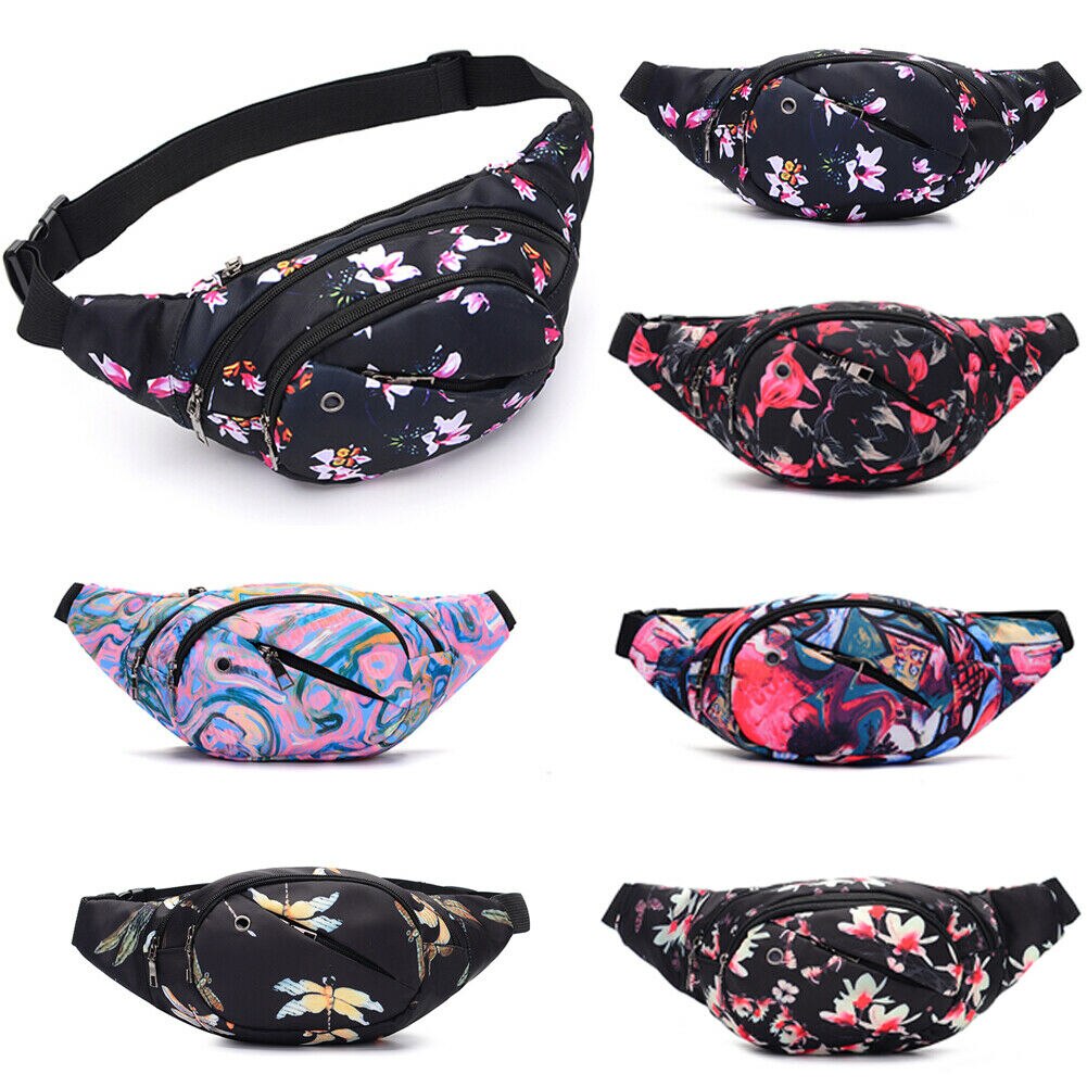 Sac banane imprimé tendance pour femmes | Sac de taille, sac de poitrine de voyage, bourse portable heuptas