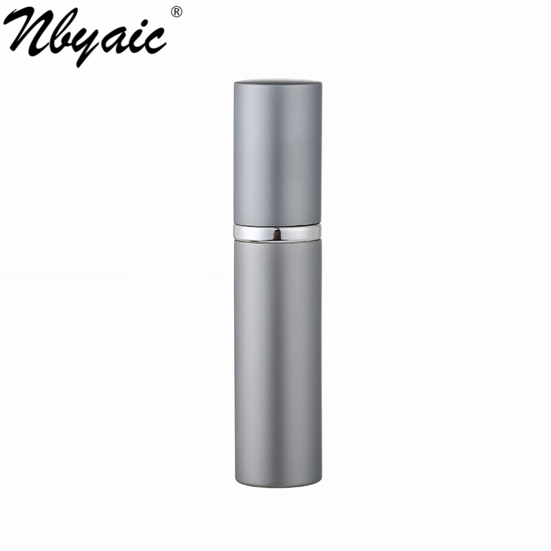Nbyaic perfume bottles, 5ml portable high-end sample glass, empty bottle dispenser, travel small spray bottle 1pcs: Gray