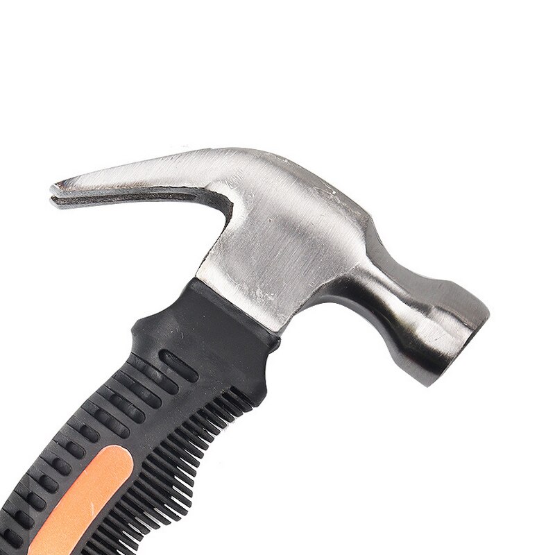 Ronde Hoofd Klauw Hamer Plastic Handvat Nail Hamer 8 Inch Nail Hammer Tool Staal Houtbewerking Opvallende Gereedschap