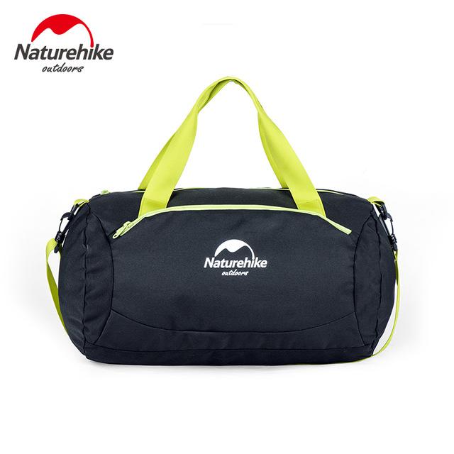 Naturhike udendørs sportspose 20l sport pakke vandtæt taske 600d nylon pe vandsport opbevaringstaske svømning fitness drivtaske: Sort