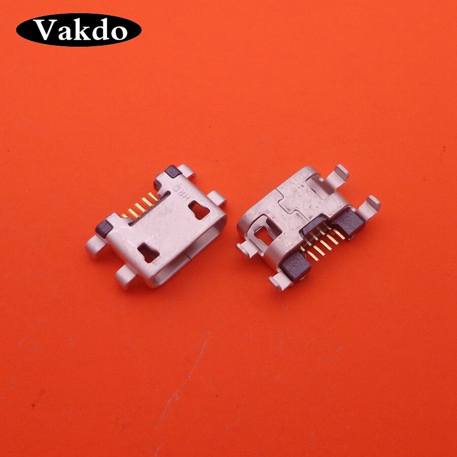 2 Pcs Voor Homtom HT3 HT7 Pro MTK6580 Mini Micro Usb Laadstroom Port Socket Power Connector Vervanging Belangrijkste Moederbord Jack Dock