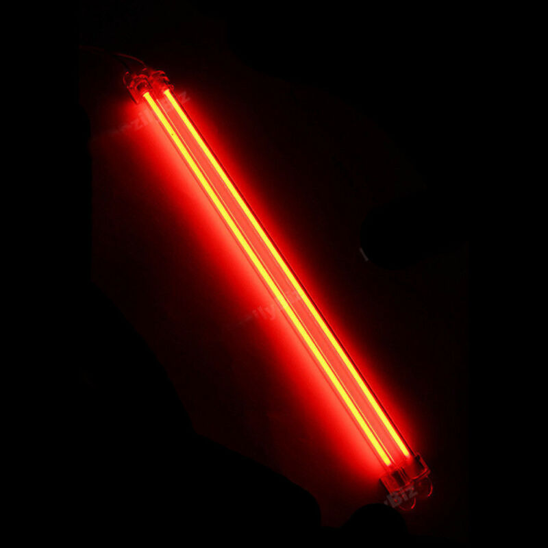 Luz de tubo de neón para interior de coche, 2 uds., 15/30CM, caja de ordenador Interior para motocicleta, lámpara de ambiente de estilo de coche, accesorios para coche