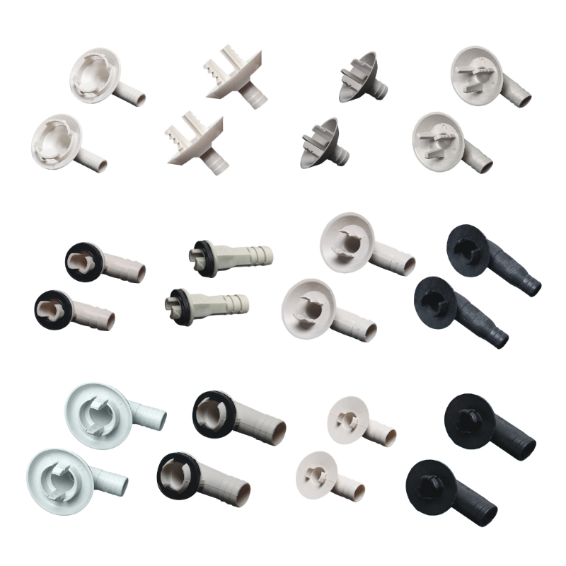 2pcs Universal Air Conditioner Drain Outlet Connector External Unit Drain Hose Connector Elbow Fitting Easy Installation