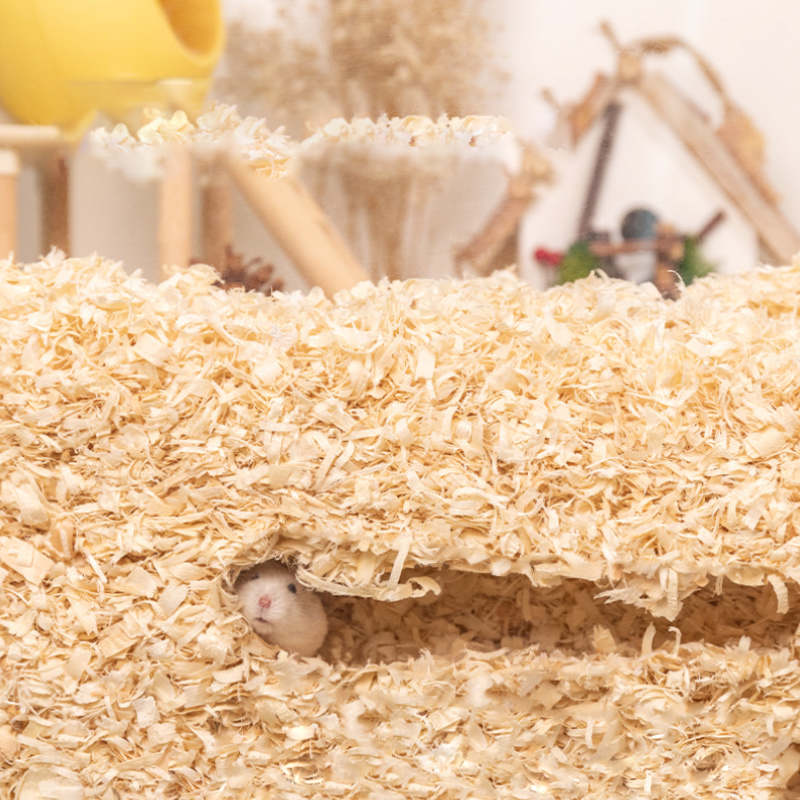 1/1.5kg criceto segatura trucioli di legno di pioppo biancheria da letto riccio deodorante traspirante trucioli di legno forniture paesaggistiche estive