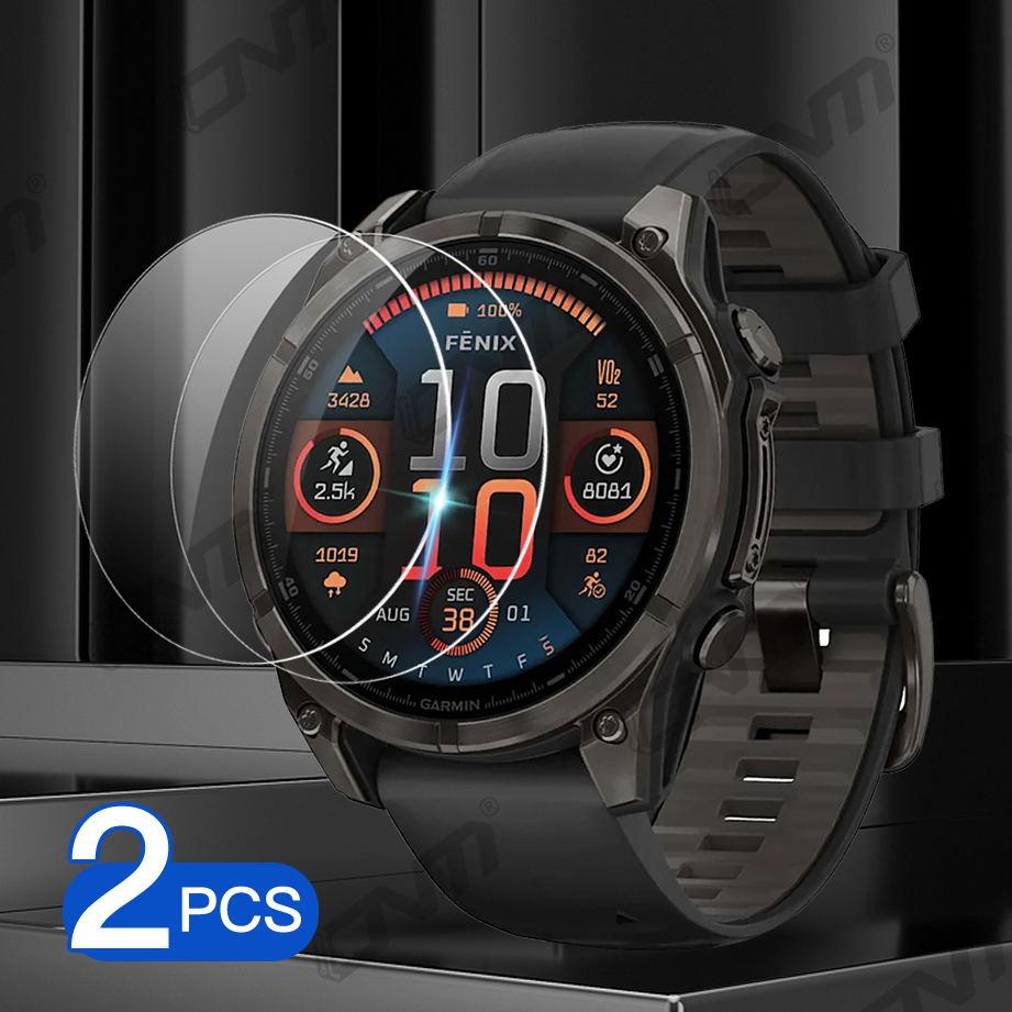 Tempered Glass for Garmin Fenix 8 E 43mm/47mm/51mm AMOLED Solar Screen Protector Tempered Glass Anti-scratch Film Accessories: S / Sky Blue