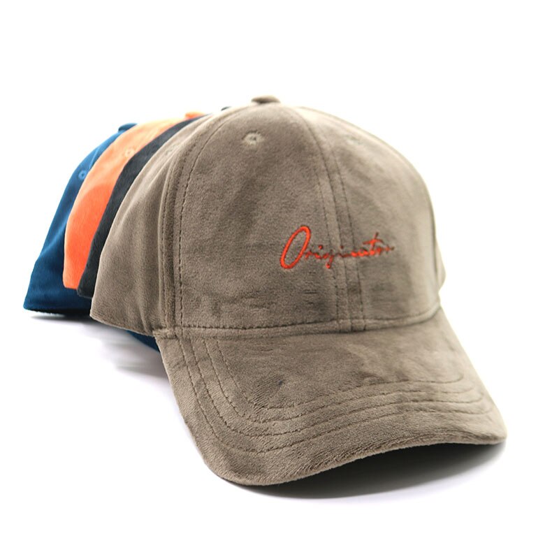 Wysokiej jakości sztruksowe wyszywane litery czapka z daszkiem dla obu płci zwykły czapki z daszkiem czapka regulowana dla kobiet mężczyzn