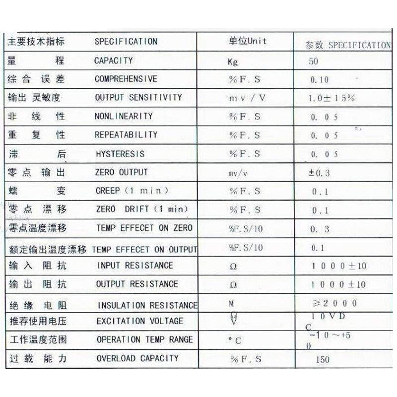 Estensimetro a resistenza elettrica a 3 fili con sensore di pesatura a mezzo ponte da 50kg 110lb per Arduino