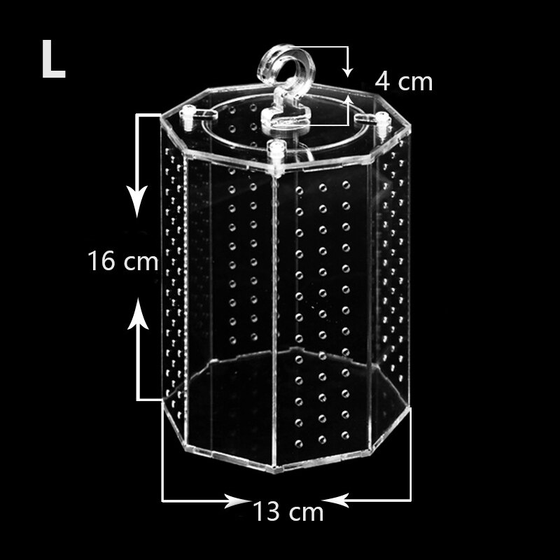 Cage de criquet de sauterelle en acrylique, nid d'insecte pour reptiles: L
