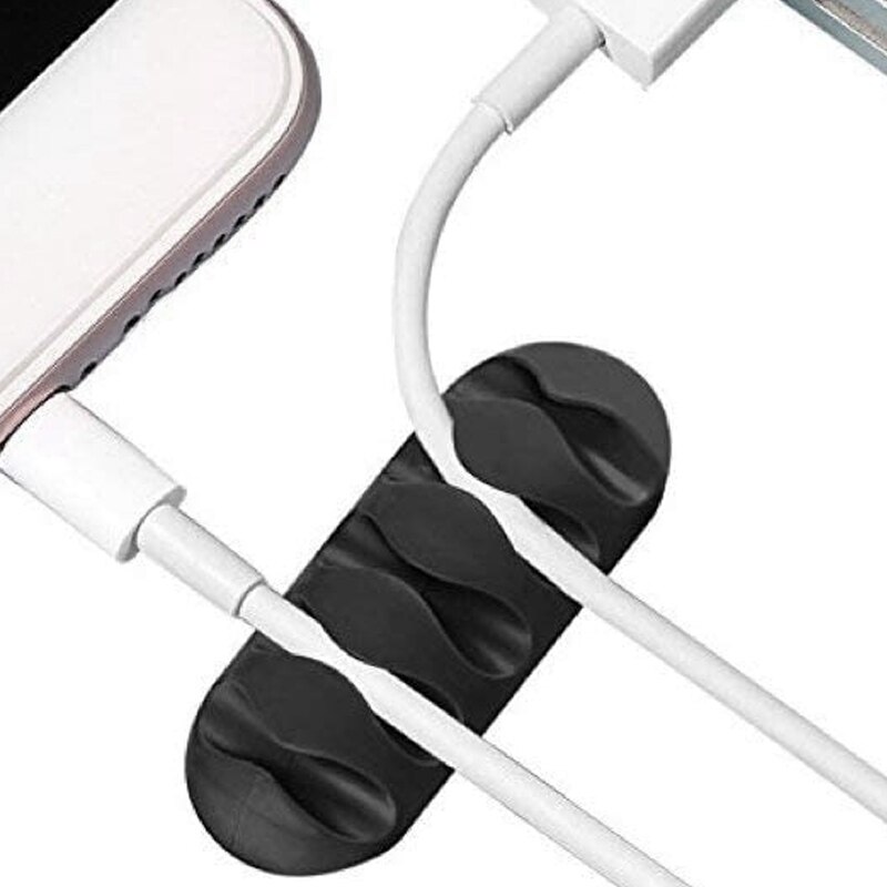 Cable Clips, 16 Pack Cord Organizer Cable Management Self Adhesive Cord Holders for Organizing Cable Home and Office