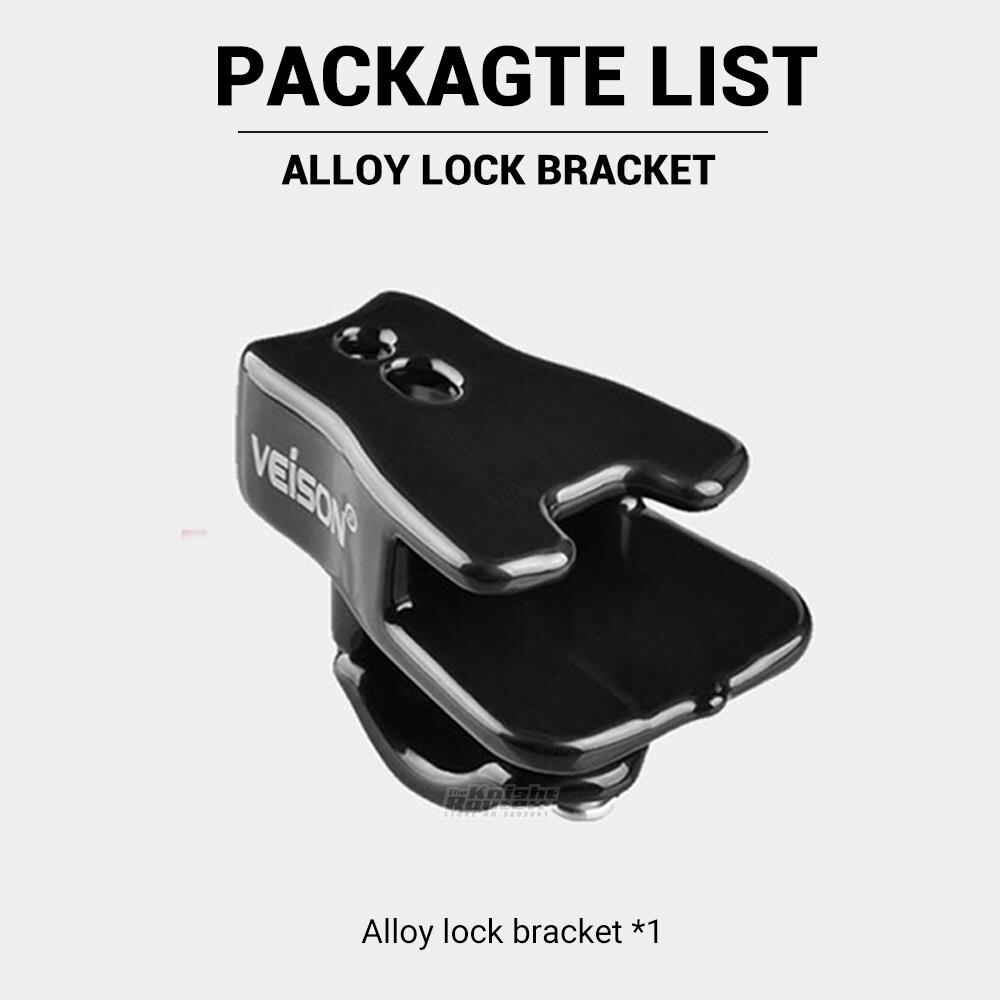 VEISON – alarme pour moto, cadenas étanche, pour Scooter, disque, antivol, accessoires: Only Lock Bracket