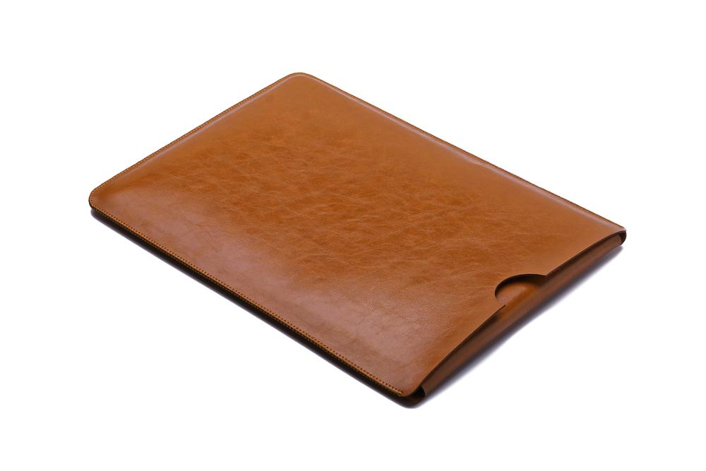 Charmsunsleeve Ultra-thin super slim sleeve pouch cover,microfiber leather laptop sleeve case for LG gram 13 14 15 17: Light Brown / 14-inch