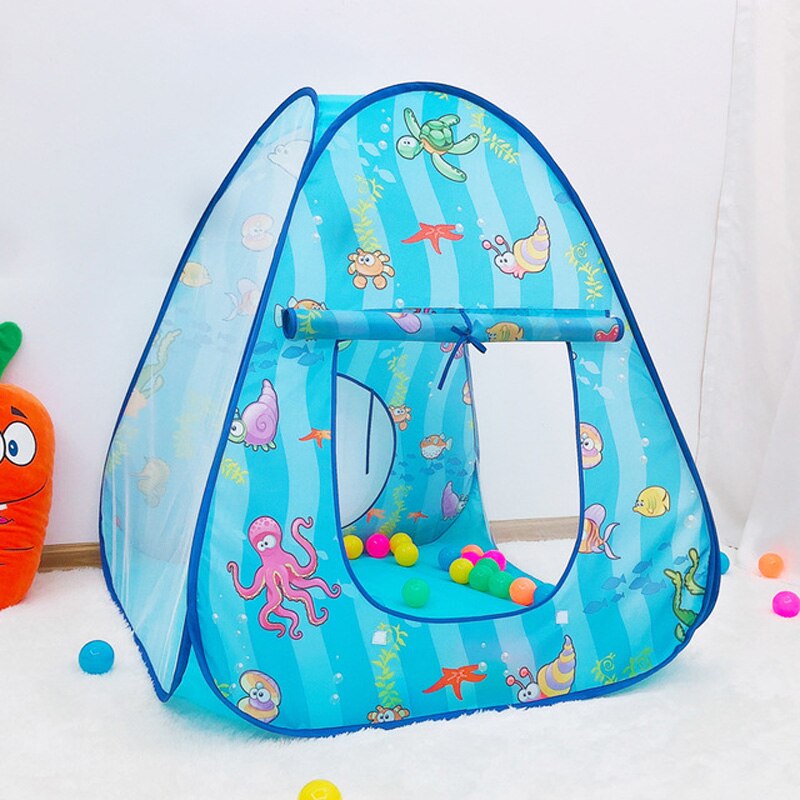 Túnel de tienda de juguete 3 en 1 para niños, casa de juegos impermeable para bebés, túnel, PISCINA DE BOLAS de tres piezas