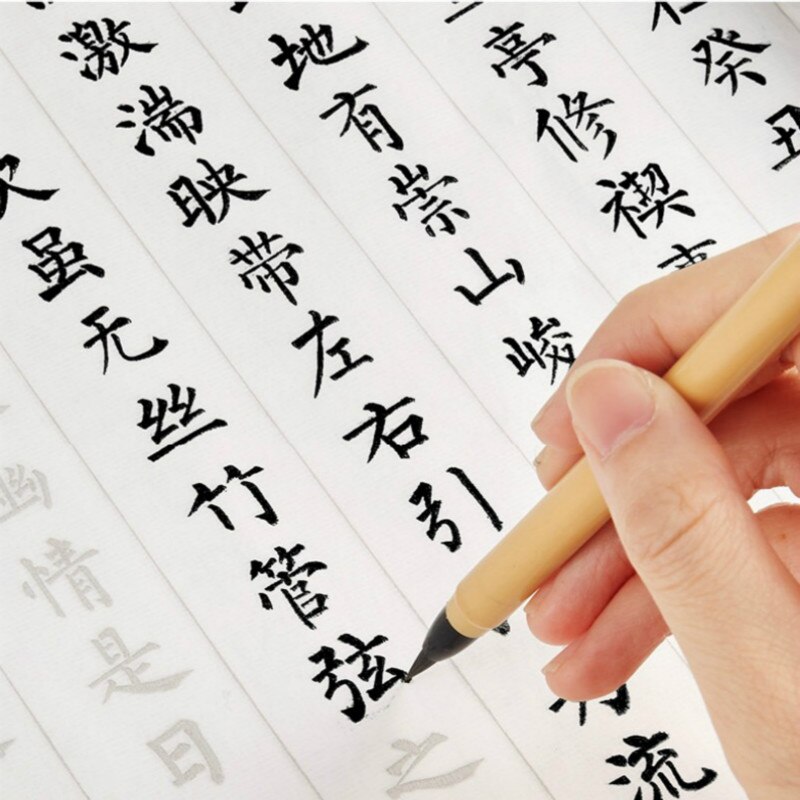 Chinese Copybook LiuGongquan Brush Pen Calligraphy Copybook Regular Script Chinese Character Practice for Beginners