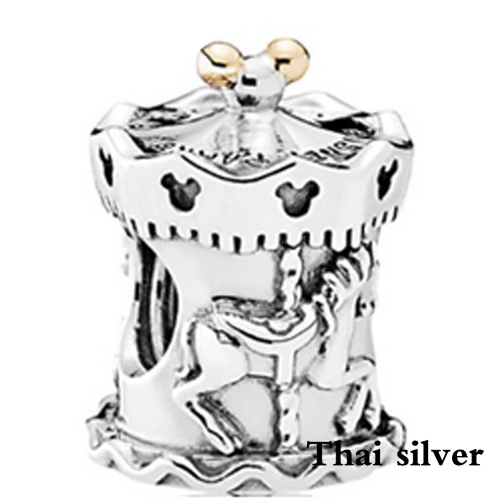 2019 NEW Thai Argento Nobile Arco Metropolitana Carosello Romantico Giorno di san valentino del Regalo di Fascino del Fiocco di Neve In Rilievo Collezione In Edizione Limitata: PDLLW1135