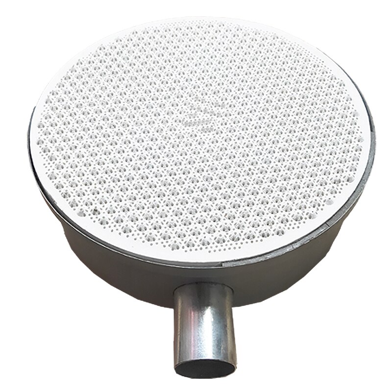 Gas stove infrared energy-saving stove commercial barbecue with burner open flame energy-saving stove head long round ceramic pl