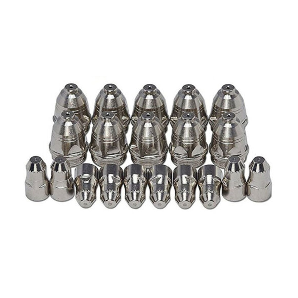 20pce P80 Schneiden fackel Verbrauchs Bausatz Elektrode Spitze Düse 1,5mm Tasse Rollenführung Rad Outfit Plasma Cutter Verbrauchs