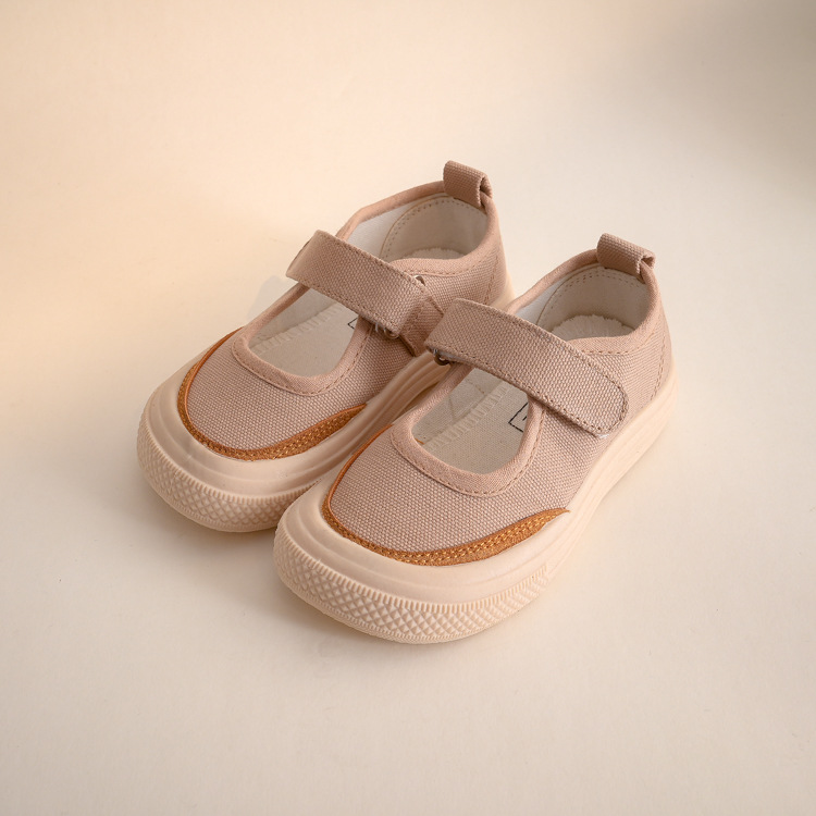 Crianças sapatos de lona 1-6 anos de idade primavera outono moda menina princesa respirável super macio e confortável sapatos casuais: A4 / 24(15.5CM)
