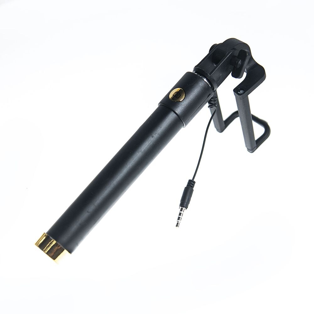 20cm-80cm Foldable Extendable Telescopic Rod Cable Range WiredMonopod Mobile Phone Holder 3.5mm Jack Selfie Stick