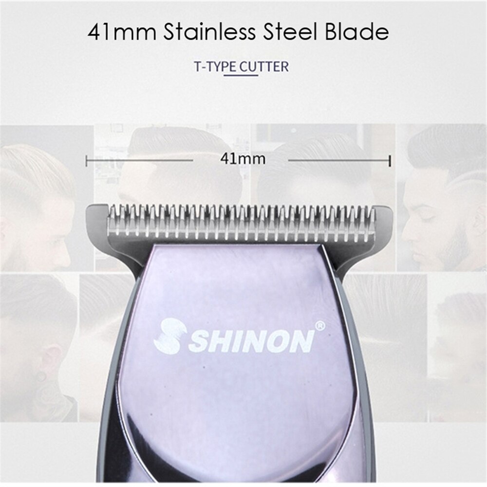 110-240V Hair Clipper Electric Hair Trimmer Beard Razor for Men Barber Bald Head 0.1mm Shaving Hair Cutting Machine