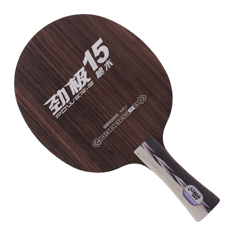 DHS tischtennis klinge Energie-G 15 PG15 reinem holz 5 lagen ebenholz schläger Klingeln pong Schläger paddel tenis de mesa