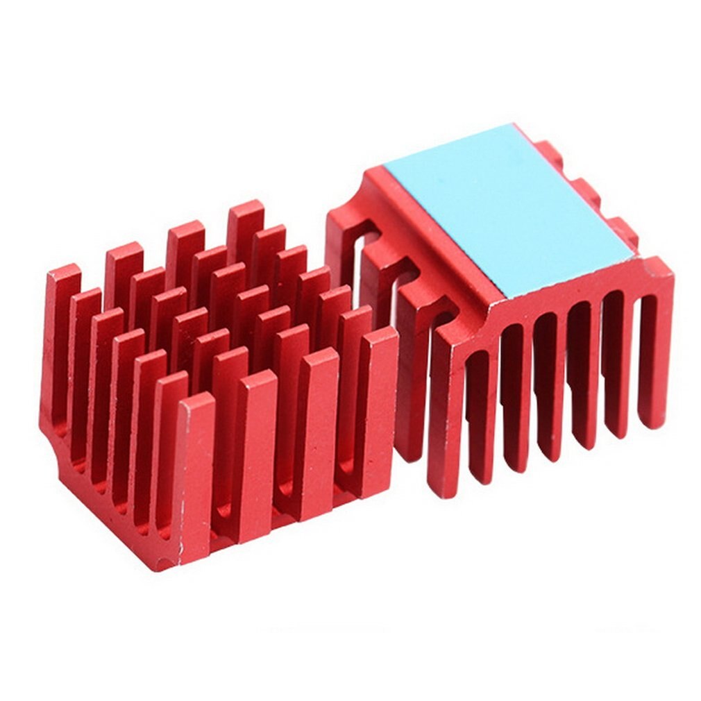 3d Printer Stepper Motor Driver 3d Printer Parts and Accessories Aluminum Cooling Fan Oxidized Red Heat Sink