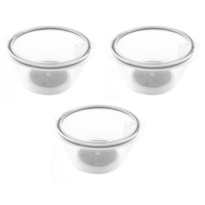 3 Stks/pak Gebruik 150 Keer Dolce Gusto Koffie Capsule Plastic Capsule Hervulbare Herbruikbare Compatibel Met Nescafe Dolce Gusto Refill: Transparent 3pcs