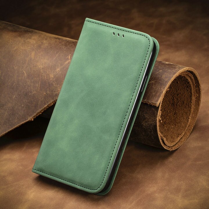 Voor Infinix Note 11 Pro Luxe Case Smooth Wallet Leather Book Shield Infinix Note11 Case Note 11Pro Flip Cover Telefoon schokbestendig: infinix note 11 / Green