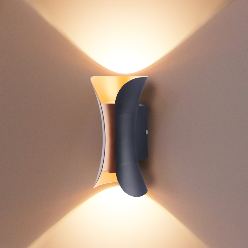 Luz Led moderna de pared para exteriores, luces impermeables para porche, balcón, jardín, lámpara de pared interior, decoración del hogar
