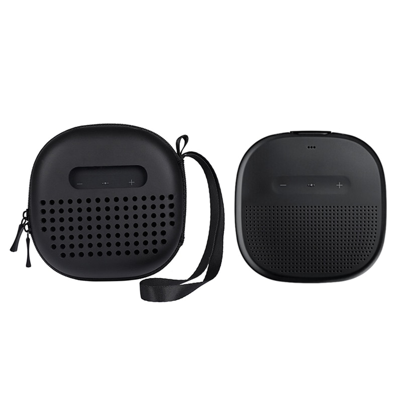 MASiKEN PU EVA Beschermhoes Cover voor Bose Soundlink Micro Bluetooth Speaker Tas Houder Rits Pouch Opslag Handtas