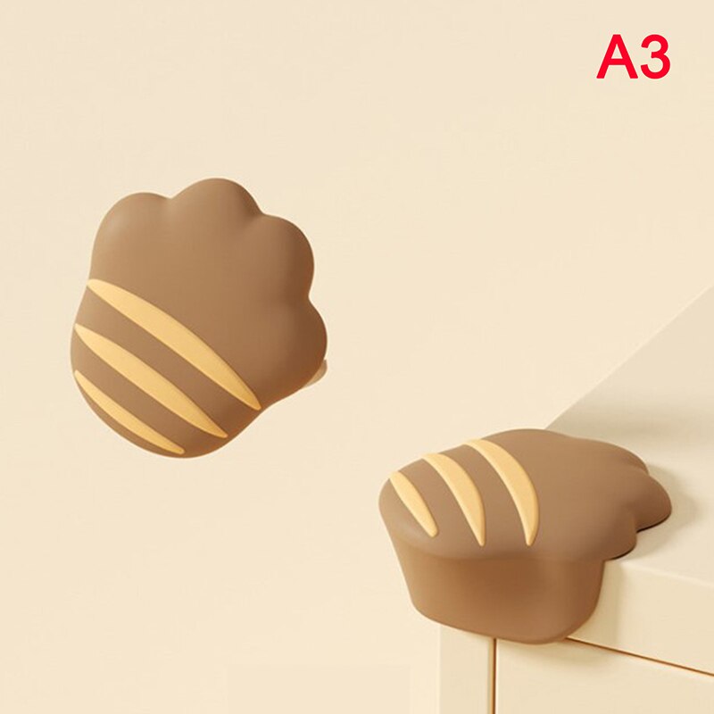 2 Stuks Leuke Cartoon Baby Silicone Veiligheid Protector Tafel Hoek Bescherming Van Kinderen Anticollision Edge Hoeken Guards Veiligheid: A3