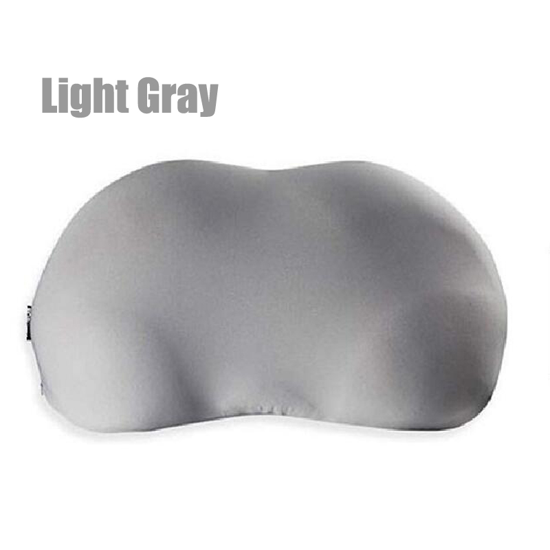 Magic Cozy 3D Deep Sleep Addiction Pillow Micro Airball Washable Cloud Pillow Travel Head Sleeping Positions Support Pillows: light gray