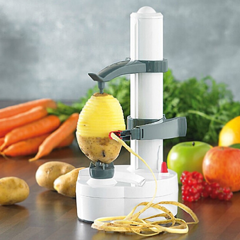 220v elektrisk skræller automatisk frugt grøntsager automatisk rustfrit stål æble skræl maskine køkken kartoffel cutter maskine