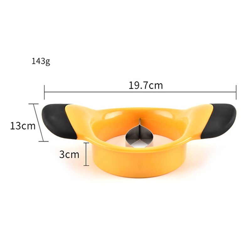 Rvs Mango Slicer Manual Handvat Separator Mango Corer Perzik Cutter Divider Home Kitchen Tool Accessoires: Default Title