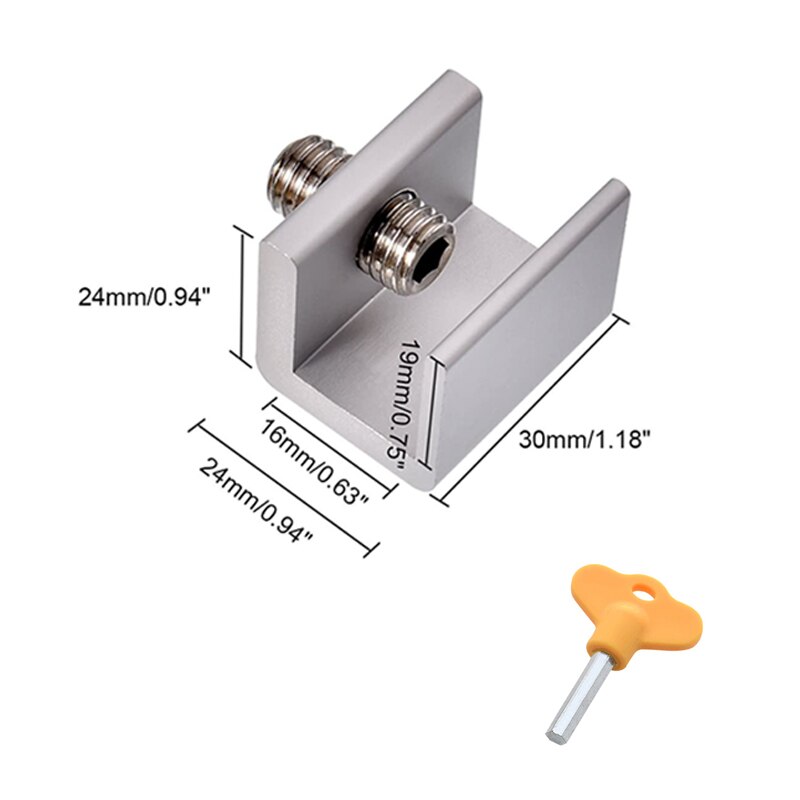 1/4/6 Sets Window Locks Window Door Frame Security Locks with Key Heavy Duty Aluminum Alloy Sliding Window Stops for Home Office