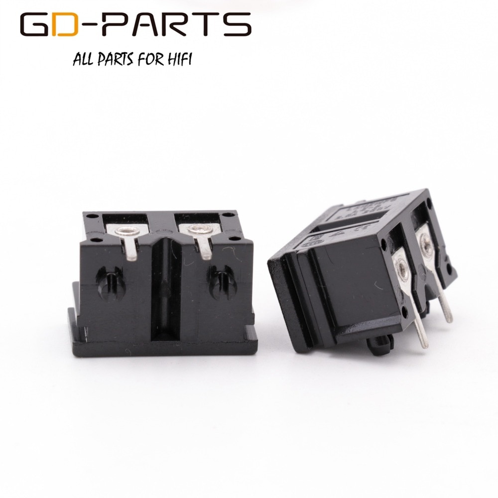 GD-PARTS PCB Mount Power Socket IEC320 C8 Mains AC Power Connector Electric Power Cord Inlet Receptacle AC250V 2.5A CCC CE TUV
