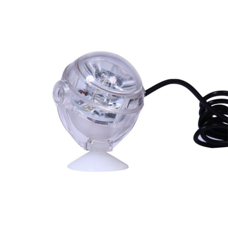 Aquarium Led Dompelpompen Light Fish Tank Waterdicht Kleurrijke Spotlight Nachtlampje Ronde Bal Lamp Mini Lamp