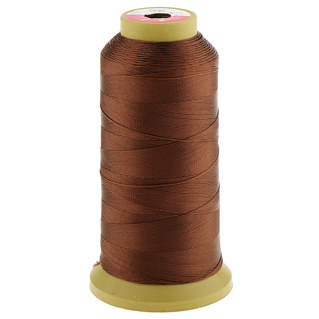 Hilo de coser para decoración de pelucas, tejido de pelo, 210D: Light Brown