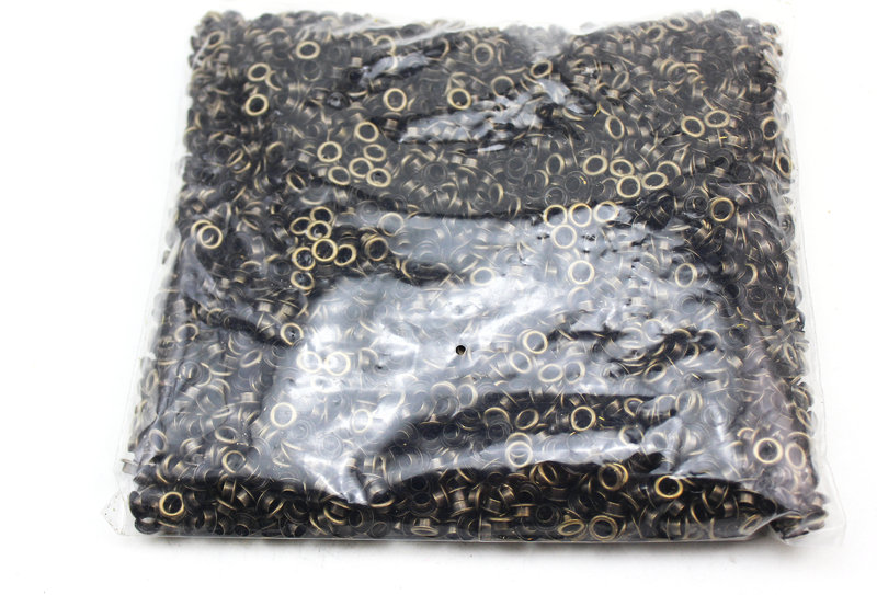 400Set 4Mm * 8Mm * 4.4Mm Antiek Zilver Metaal Koper Oogjes Knoppen Kleding Accessoire Handtas Bevindingen