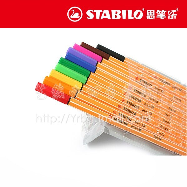 Stabilo Viltstift Multicolour Haak Lijn Pen 10 Stks/set