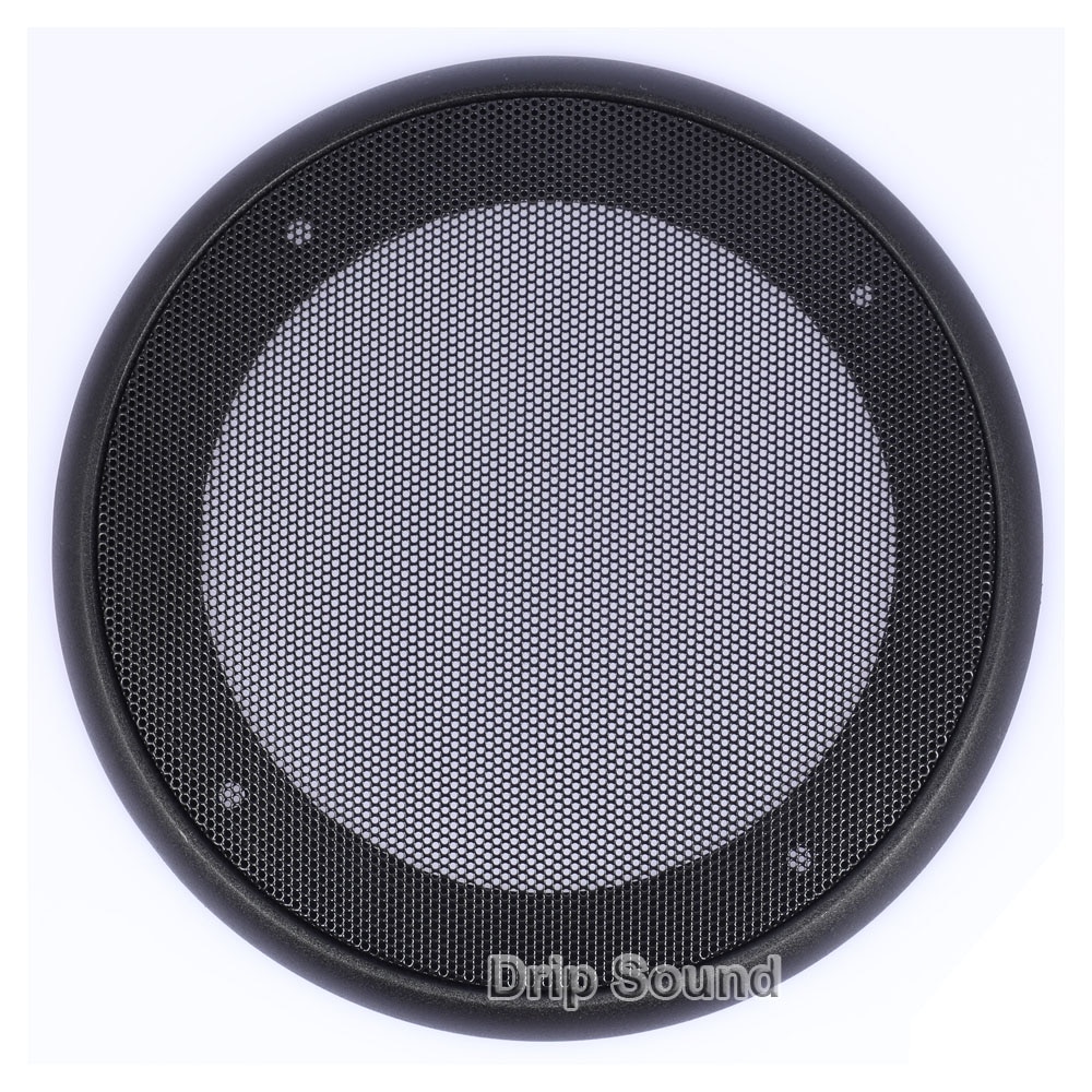 For 4"/5"/6.5"/8"/10" inch Car Audio Speaker Conversion Net Cover Decorative Circle Metal Mesh Grille Protection #Black